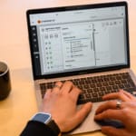 EV charging software Kempower ChargEye on laptop