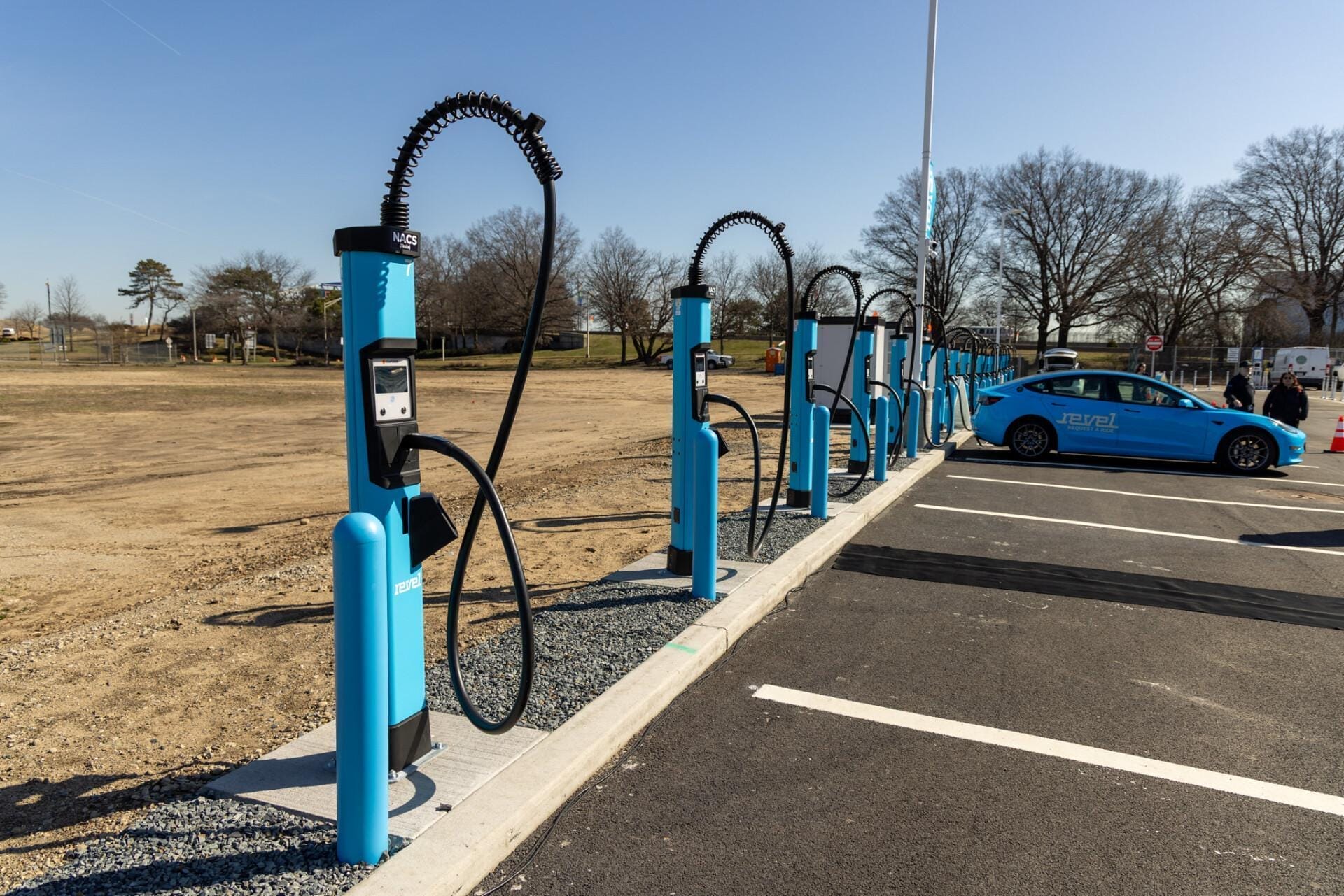 EV charging stations at Kennedy Airport
