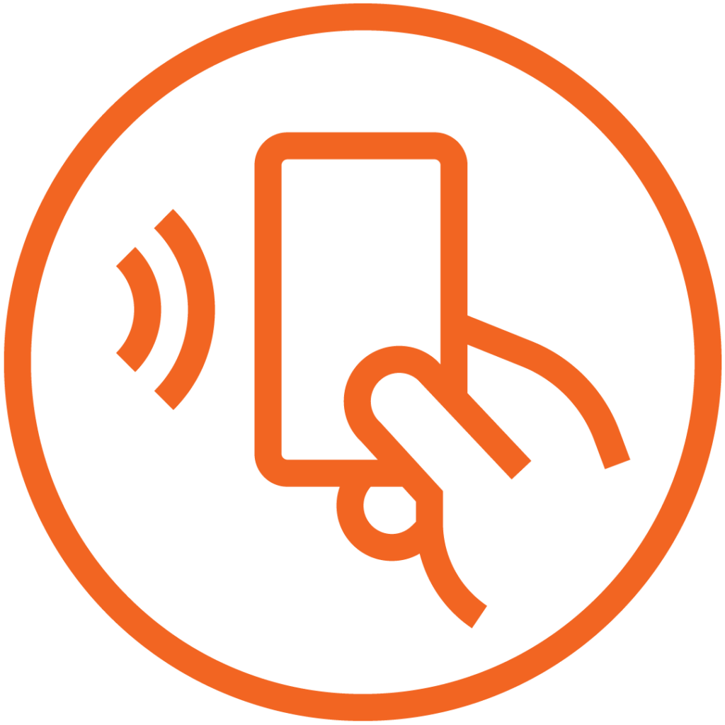 Contactless card reader.